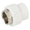 Муфта PP-R комбинированная под ключ белая Дн 50х1 1/2" ВР VALFEX 10134050, миниатюра — 0