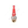 Кран шаровой латунь никель Эксперт Ду 25 Ру40 ВР/НР полнопроходной рычаг красный Dist Н123Р — 10