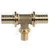 Тройник для PE-X труб аксиальный латунь Дн 32х20х20 переходной MX Рехау 11080861001