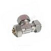 Тройник переходной для МП/PE-X труб латунь обжим Дн 32х20х32 R565AM Giacomini R565MX073 — 1