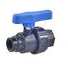 Кран шаровой компрессионный 1/2"x1/2" ВР/ВР Ру10 RTP (РосТурПласт) 17357, миниатюра — 0