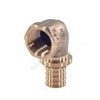 Угольник для PE-X труб аксиальный бронза Дн 20х1/2" ВР RAUTITAN RX+ Rehau 14563551001 (13660961001) — 2