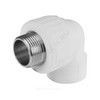 Угольник PP-R комбинированный белый Дн 25х3/4" НР PRO VALFEX 10126025-PRO, миниатюра — 0