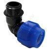 Отвод компрессионная ПЭ Дн 32х1 1/4"х90гр НР Ру16 VALFEX 1210012432114 — 4