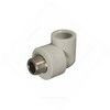 Угольник PP-R комбинированный серый Дн 25х3/4" НР RTP (РосТурПласт) 11052 — 1