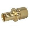 Муфта для PE-X труб аксиальная латунь Дн 25х1/2" ВР РОС, миниатюра — 1