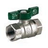 Кран шаровой латунь хром R251W Ду 15 Ру42 ВР бабочка зеленая Giacomini R251WX023, миниатюра — 12