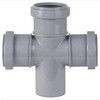 Крестовина PP-H 1-плоскостная серый Дн 50х50х50х87гр б/нап в/к VALFEX 27205050, миниатюра — 4