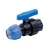Кран шаровой компрессионный Дн 25х3/4" ВР Ру10 RTP (РосТурПласт) 14395, миниатюра — 1
