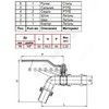 Кран шаровой водоразборный латунь со штуцером Ду 15 Ру16 НР/штуц R1/2" рычаг L=90мм Tecofi RP1105-0015, миниатюра — 1