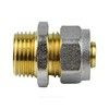 Муфта МП латунь никель обжим Дн 26х3/4" НР ГОСТ 32415-2013 7001 Aquasfera 7001-05, миниатюра — 5