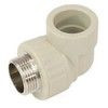 Угольник PP-R комбинированный серый Дн 32х3/4" НР VALFEX 10126132Г — 1