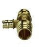 Тройник для PE-X труб радиальный латунь Дн 32х25х25 переходной GX151 Giacomini GX151Y035