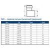 Переход PP-MD эксцентрический бесшумный светло-серый Skolan Safe SKR Дн 135х110 (DN125х110) б/нап в/к Ostendorf 336710