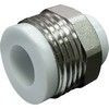 Штуцер PP-R комбинированный белый Дн 20х3/4" НР VALFEX 10137120 — 1
