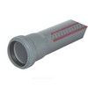 Труба PP-H с раструбом серая HT HTEM Дн 40х1,8 б/нап L=1,5м в/к Ostendorf 111050, миниатюра — 0