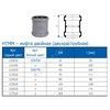 Муфта PP-H двухраструбная серая HT HTMM Дн 160 б/нап в/к Ostendorf 117510 — 3