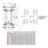 Компенсатор резиновый антивибрационный EPDM DI7251 Ду 250 Ру25 фл L=240мм Tecofi DI7251N-0250 сжатие/растяжение 30 мм/14 мм в комплекте с ограничителями хода — 4