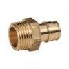 Муфта для PE-X труб радиальная латунь Дн 25х1/2" НР GX107 Giacomini GX107Y035