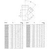 Тройник PP-H переходной бесшумный белый RAUPIANO PLUS Дн 110х50х45гр б/нап в/к Rehau 11213041001, миниатюра — 3