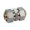 Муфта переходная для МП/PE-X труб латунь хром обжим Дн 20х16 R566AM Giacomini R566MX053 — 1