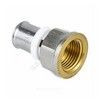 Муфта МП латунь никель пресс Дн 20х1/2" ВР ГОСТ 32415-2013 8002 Aquasfera 8002-03, миниатюра — 1
