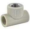 Тройник PP-R комбинированный серый Дн 25х1/2" ВР VALFEX 10127125Г, миниатюра — 0