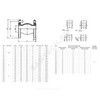 Компенсатор резиновый антивибрационный EPDM Ду 300 Ру16 фл L=260мм 8010 Benarmo сжатие/растяжение 30 мм/14 мм — 2