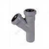 Тройник PP-H серая HT HTEA Дн 50х50х45гр б/нап в/к Ostendorf 112200 — 8