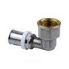 Угольник МП латунь никель пресс Дн 16х3/4"х90гр ВР ГОСТ 32415-2013 8007 Aquasfera 8007-02 — 2