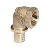 Угольник для PE-X труб аксиальный бронза Дн 20х1/2" ВР RAUTITAN RX+ Rehau 14563551001 (13660961001), миниатюра — 0