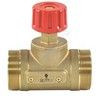 Клапан запорный ручной латунь CDT Ду 50 G2 1/4" A Ру16 НР Kvs=16м3/ч без ниппелей Danfoss 003Z7702