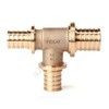 Тройник для PE-X труб аксиальный бронза Дн 16х20х16 переходной RX+ Рехау 14571013001 — 1
