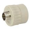 Муфта PP-R комбинированная серая Дн 20х3/4" НР VALFEX 10130120Г, миниатюра — 0
