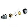 Муфта для МП/PE-X труб латунь хром Дн 26х3,0х3/4" НР R187M Giacomini R187MX105 — 1