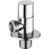Клапан (вентиль) латунь бытовой хром угловой 1072 G1/2" Ру16 НР с отражателем Aquasfera 1072-01 — 2