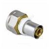 Муфта МП латунь никель пресс Дн 26х3/4" ВР ГОСТ 32415-2013 8002 Aquasfera 8002-05, миниатюра — 5