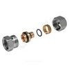 Муфта для МП/PE-X труб латунь хром Дн 16х2,0х3/4" ВР R187F Giacomini R187FX082 — 1