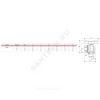 Кран шаровой латунь никель угловой R780 Ду 15 Ру16 НР/нак. гайка полнопроходной флажок красный Giacomini R780PX013 — 2