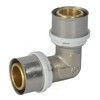 Угольник МП латунь пресс Дн 32х90гр ГОСТ 32415-2013 8005 Aquasfera 8005-04 — 1