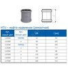 Муфта PP-H ремонтная серая HT HTU Дн 110 б/нап в/к Ostendorf 115500 — 3