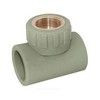 Тройник PP-R комбинированный серый Дн 25х3/4" ВР RTP (РосТурПласт) 10988 — 2