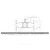 Кран шаровой сталь КШ.Ц.Ф Ду 50 Ру40 фл L=180мм под задвижку полнопроходной LD КШ.Ц.Ф.050.040.П/П.02 — 9