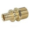 Муфта для PE-X труб аксиальная латунь Дн 25х1/2" НР РОС — 1
