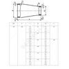 Переход сталь концентрический Дн 325х8,0-219х7,0 (Ду 300х200) бесшовный ГОСТ 17378-2001