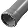 Труба PP-H с раструбом серая OPTIMA Дн 110х2,2 б/нап L=1,0м в/к VALFEX 211100100 — 4