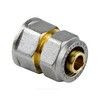 Муфта МП латунь никель обжим Дн 26х3/4" ВР ГОСТ 32415-2013 7002 Aquasfera 7002-05