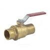Кран шаровой медь R258D Дн 28 Ру35 под пайку рычаг красный Giacomini R258Y006 — 3