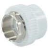 Муфта PP-R комбинированная под ключ белая Дн 90х3" ВР RTP (РосТурПласт) 28762 — 1