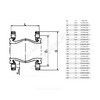 Компенсатор резиновый антивибрационный EPDM DI7240N Ду 65 Ру10/16 фл L=115мм Tecofi DI7240N-0065 сжатие/растяжение 13 мм/7 мм — 14